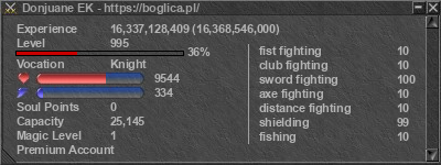 Signature for player Donjuane EK