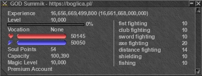 Signature for player GOD Summik