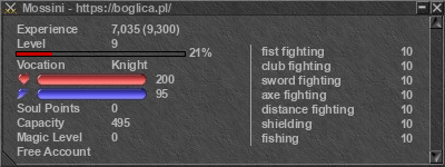 Signature for player Mossini